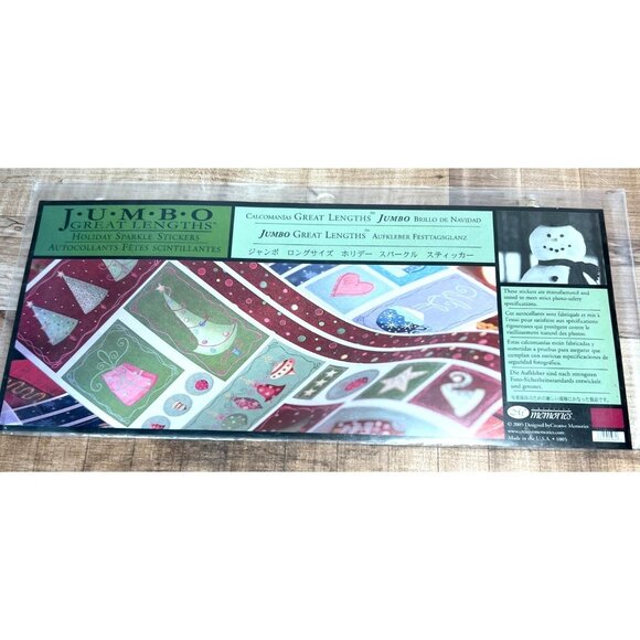 Creative Memories Jumbo Great Lengths Holiday Stickers - Picture 1 of 3